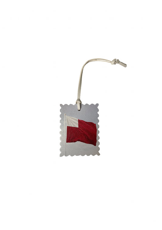 Leather keychain