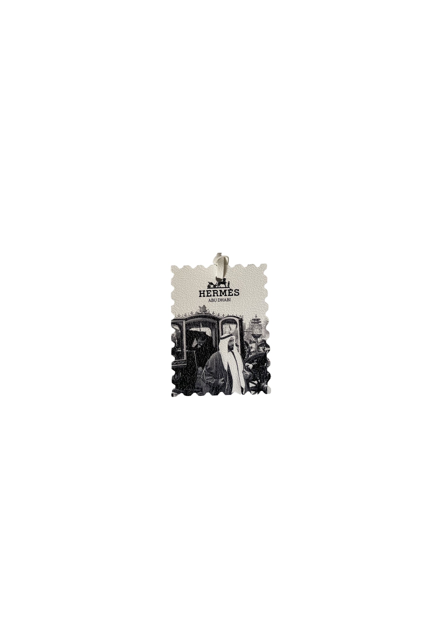 Leather keychain